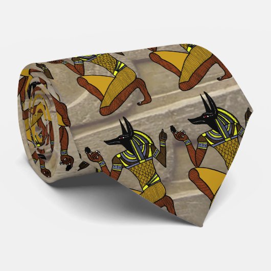 Anubisひざまずくタイ ネクタイ (ロール)