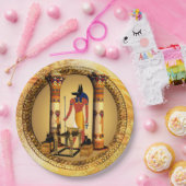 Anubisエジプトの神 ペーパープレート (パーティー)