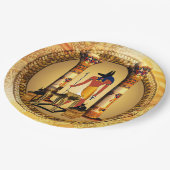 Anubisエジプトの神 ペーパープレート (アングル)