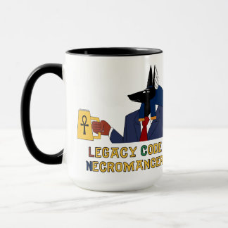 Anubisエジプト旧式コードNecromancerコンボMug マグカップ