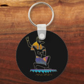 ANUBISエジプト神 キーホルダー (正面)
