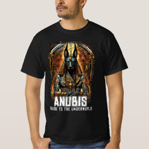 Anubis古代エジプトの神ガイドの地下世界 Tシャツ