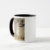 Anubis著保護される死んだのおよび彼のミイラ マグカップ (正面左)