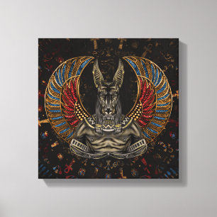 Anubis -エジプトの神 キャンバスプリント
