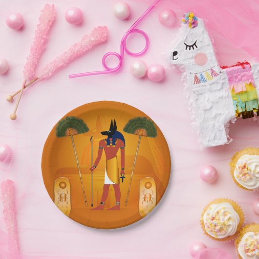 Anubis、古代エジプト人 ペーパープレート (パーティー)