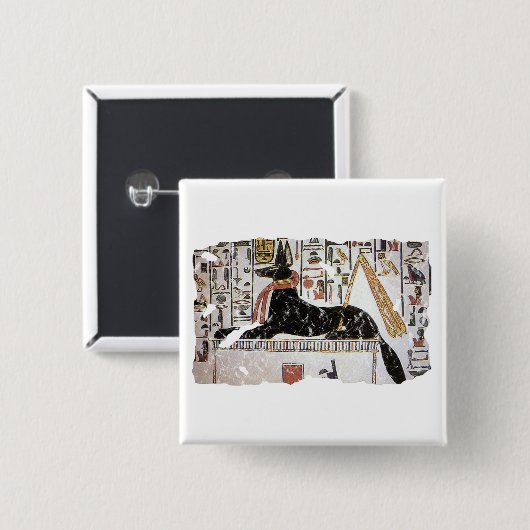 Anubis 缶バッジ (正面&裏面)