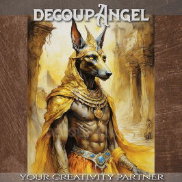 Anubis：魂の神の保護者 – デコページ –  薄葉紙