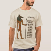 Anubis - Ancient Egyptian History Tシャツ (正面)