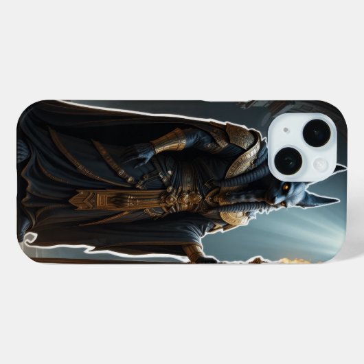 Anubis, God of the Dead Case-Mate iPhoneケース (裏面 (横))