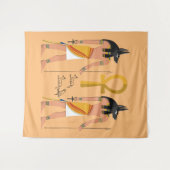 Anubis guardian of death タペストリー (正面(横))