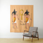 Anubis guardian of death タペストリー (インサイチュ)