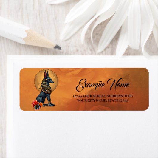 Anubis in the moonlight,  ラベル (インサイチュ)