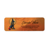 Anubis in the moonlight,  ラベル (正面)