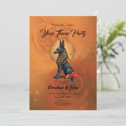 Anubis in the moonlight 招待状 (スタンド正面)