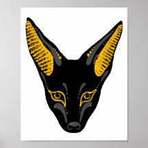 Anubis Jackal Artポスター