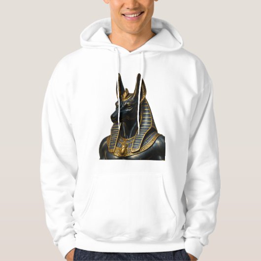 Anubis – Luxurious Egyptian Gold & Blue Collection パーカ (正面)