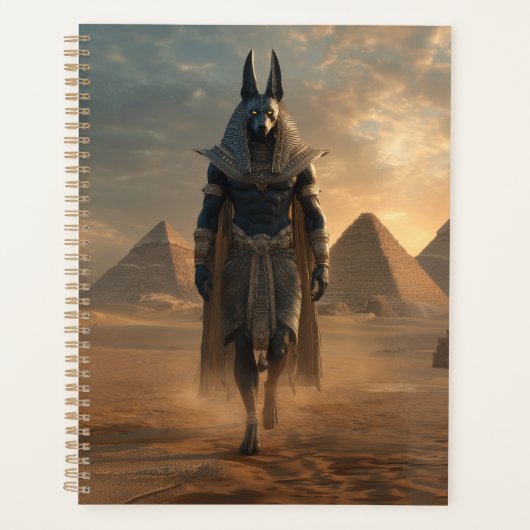 Anubis Planner – Egyptian Mythology Dark Aesthetic プランナー手帳 (正面)