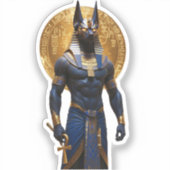 Anubis the Protector – Full Body with Ankh シール (正面)