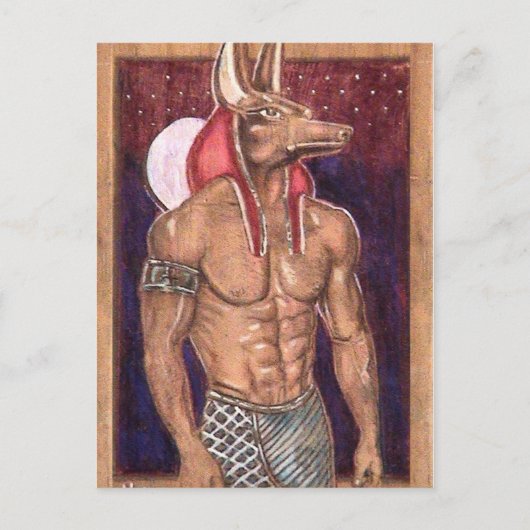 Anubis: www.AriesArtist.com ポストカード (正面)