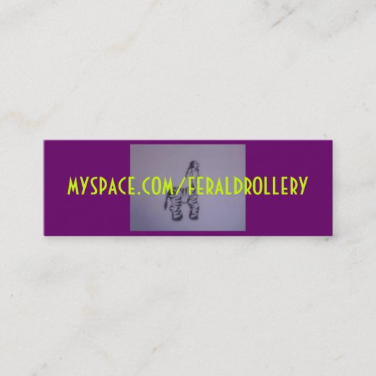 Anuddah FDカード スキニー名刺 (正面)