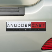 AnudderCast: バンパーステッカー (車上)