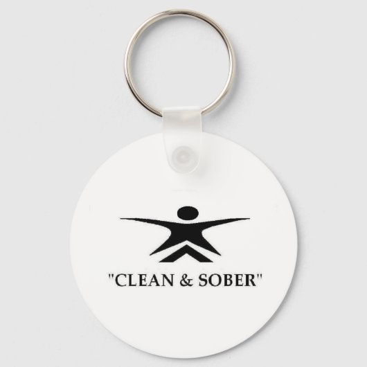 Anuemi CleanとSober Keychain! キーホルダー (正面)