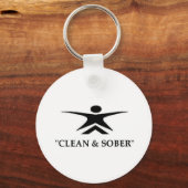 Anuemi CleanとSober Keychain! キーホルダー (正面)
