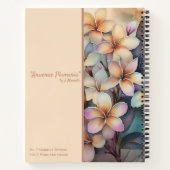 Anuenue Plumeria Notebook ノートブック (裏面)