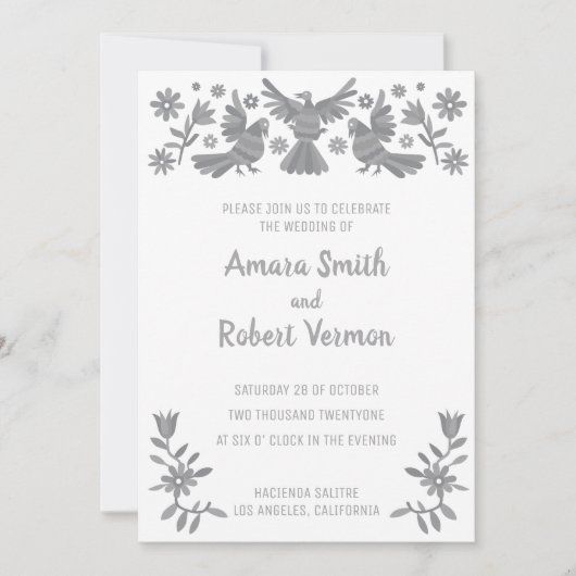 ANUNCIO COLORIDO OTOMI MEXICANO 案内状 (正面)