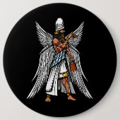 Anunnakiの外国の神の古代スメル人王 缶バッジ (正面)