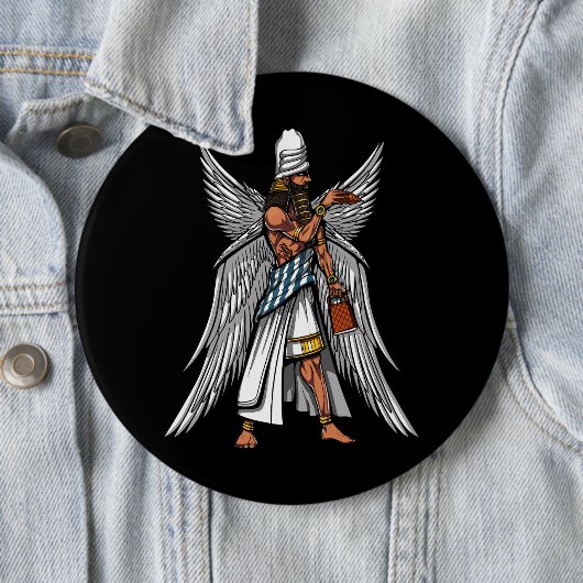 Anunnakiの外国の神の古代スメル人王 缶バッジ (インサイチュ)