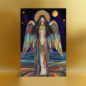 Anunnaki Star Goddess Inanna Art Nouveau ポスター