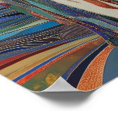 Anunnaki Star Goddess Inanna Art Nouveau ポスター (角)