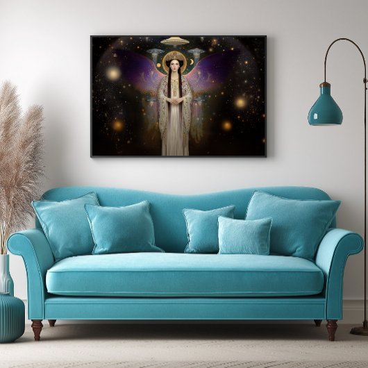 Anunnaki Star Goddess Ishtar High Frequency Art ポスター