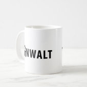 Anwalt コーヒーマグカップ (正面左)