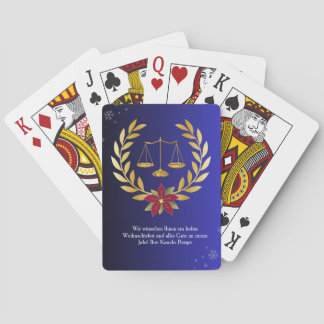Anwalt Pokerkarten Geschenk für Weihnachten トランプ
