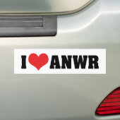 ANWRが好きな人へ バンパーステッカー (車上)