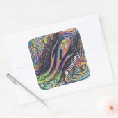 #anxietyステッカー スクエアシール (封筒)