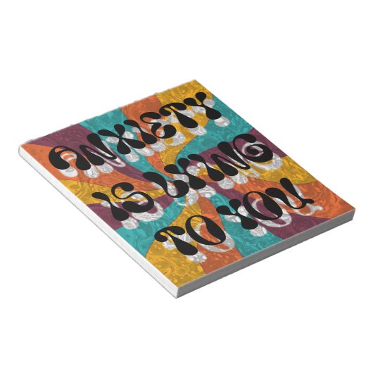 Anxiety is lying to you ノートパッド (アングル)