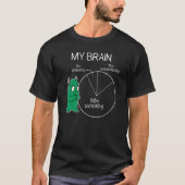 Anxiety Panick Mode Overthinking Tシャツ (正面)