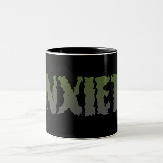 Anxiety Ver 1 Mug ツートーンマグカップ (中央)