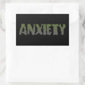 Anxiety Ver 1 Sticker 長方形シール (バッグ)