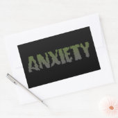 Anxiety Ver 1 Sticker 長方形シール (封筒)
