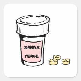 anxiety xanax peace スクエアシール