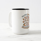 Anxious Bunny Snack Alert Mug ツートーンマグカップ (正面左)