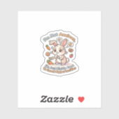 Anxious Bunny Snack Alert Sticker シール (シート)