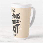 Anxious But Hot カフェラテマグ (右アングル)