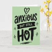 Anxious But Hot カード (黄色い花)