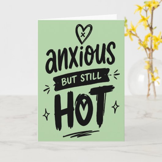 Anxious But Hot カード (黄色い花)