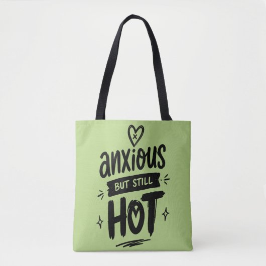 Anxious But Hot トートバッグ (正面)